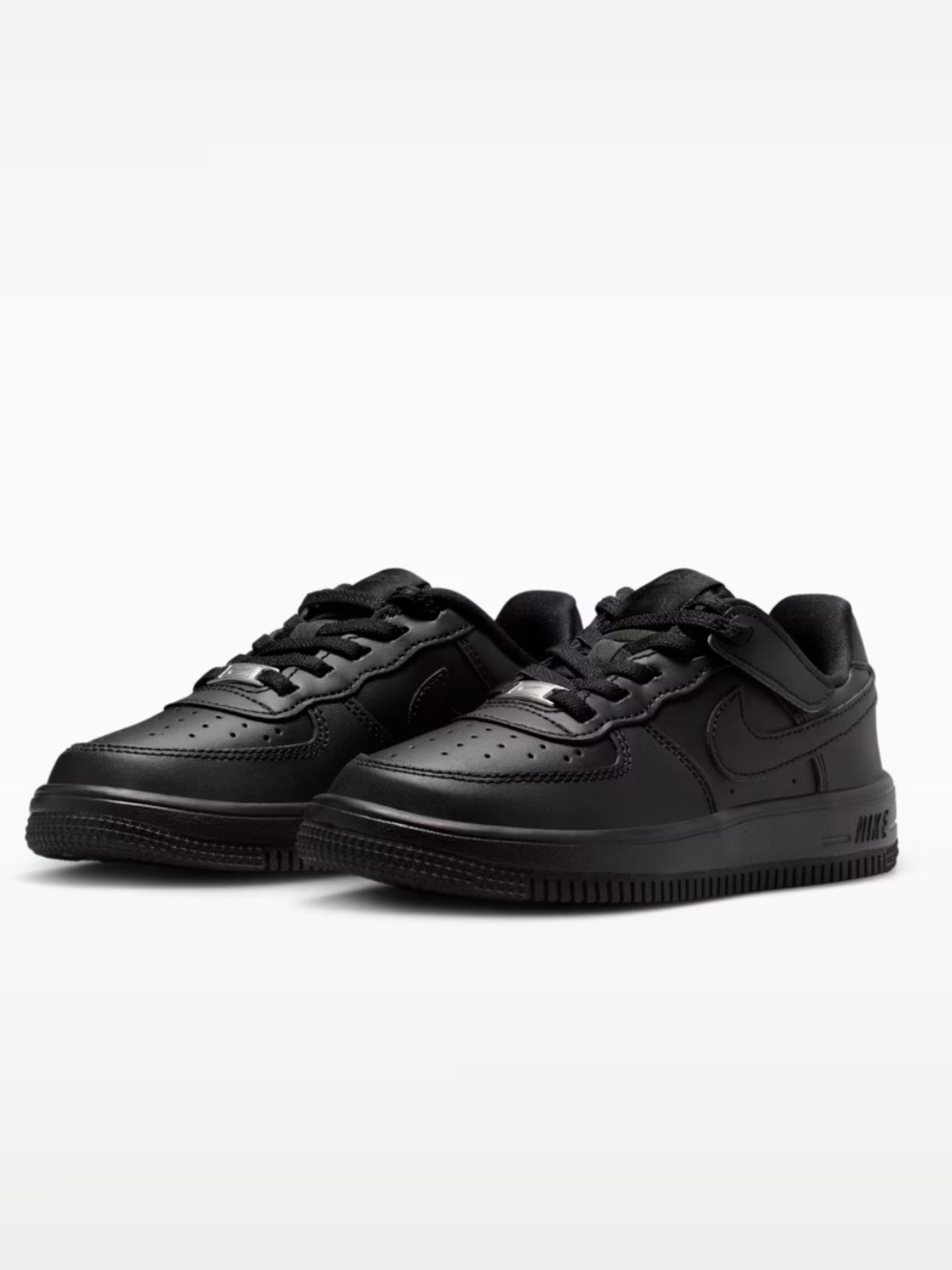 Nike Force 1 Low Easy On Sneakers In Black Size 3